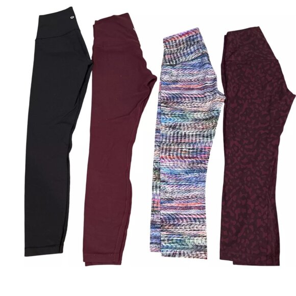 Lululemon Crop Pants Set | Size 4 | 4-Piece Bundle | Mixed Styles - Picture 1 of 5